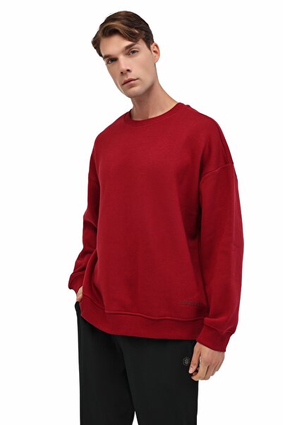 lumberjack Mb Ros 16Hs108 5Pr Claret Red Men's Sweatshirt