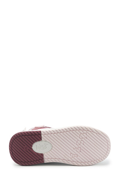 U.S. Polo Assn. Phita Jr 5Pr White Girls' High Sneaker