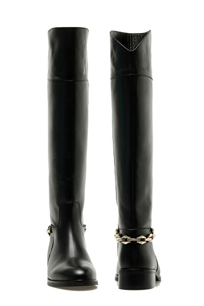 Nine West Vuyi 5Pr Black Women's Flat Boots