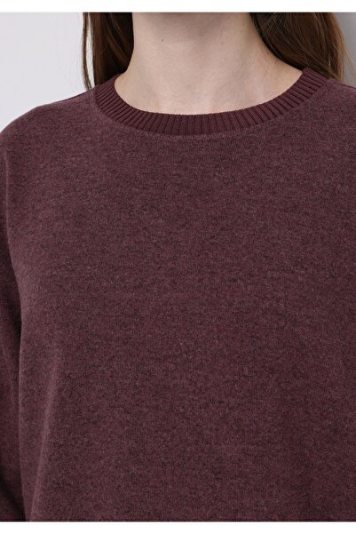 Colin's Tricou mov pentru femei, cu gât rotund, cu croiala normală