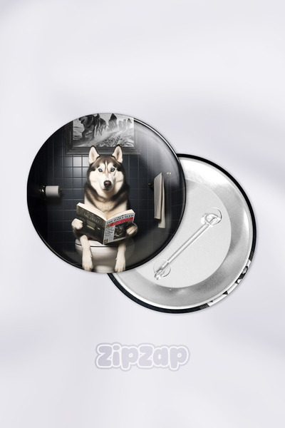ZipZap Set de insignă cu buton cu ace, ornament pentru geanta de toaletă cu a...