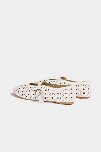 DeFacto Women's Flat Sole Faux Leather Ballerinas E2420Ax25Sm