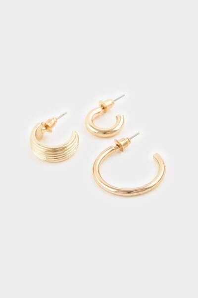 DeFacto Kadın 6lı Gold Küpe F7679AXNS