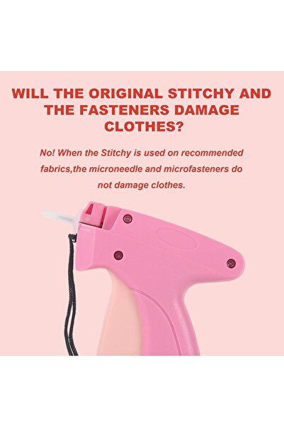 MUMO No-Sew Hemming Tool - Stitch Gun for Clothes (1000 Fasteners & 6 Needles)