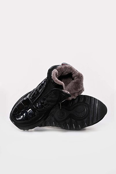 FAST STEP Genuine Leather & Fur Women's Classic Boots 254Kza120