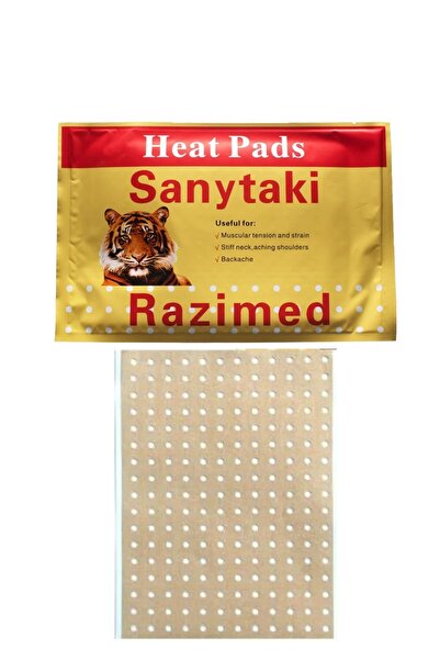 SANYTAKI Sanitaki Hot Back Patch (Original Tiger) Instant Relief Ideal Solution for Relieving Muscle and Joint Pain (3 Patches)