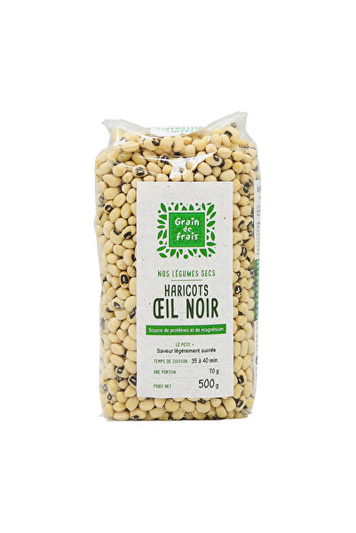 Grain de Frais Set of 3 pieces of green and orange split peas Duo De Pois Casses, 3pcsx500gr