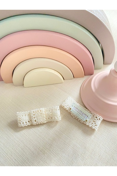 Derinkids Krem Saçsız Bebek Tokası