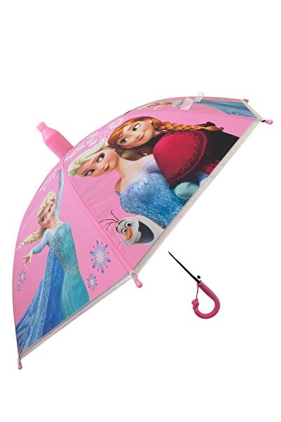 Oyuncakcı&Burada Elsa Anna Frozen Şemsiye Su Tutmaz Kumaş Bardaklı - Kılıflı Çocuk Şemsiye
