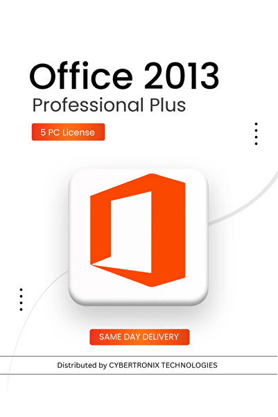 MICROSOFT Office 2013 Professional Plus | 5 PC License | Digital License | SAME DAY DELIVERY