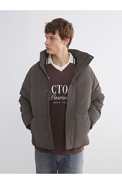 LC Waikiki Comfortable Fit Stand Collar Men's Puffer Jacket