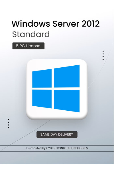 MICROSOFT Windows Server 2012 R2 Standard | 5 PC License | Digital License | SAME DAY DELIVERY