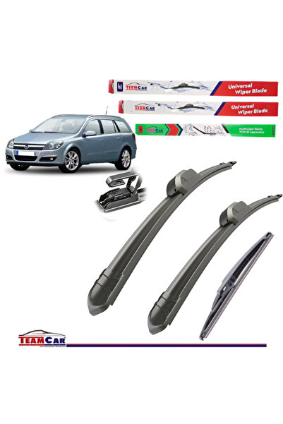TEAMCAR Opel Astra H Caravan (2004–2010) TeamCar® Flat Wipers – Complete Set