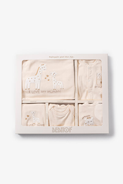 Bebitof My Baby Kumsal 100% Cotton 10-Piece Hospital Release Baby Giraffe 10129