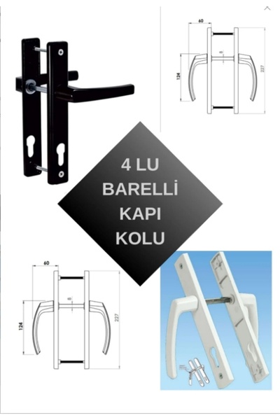 Genel Markalar 4 LÜ BARELLİ KAPI KOLU WİNDOFORM