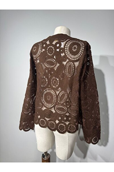 SÜZENE BUTİK SÜZENE DETAYLI TÜL HIRKA