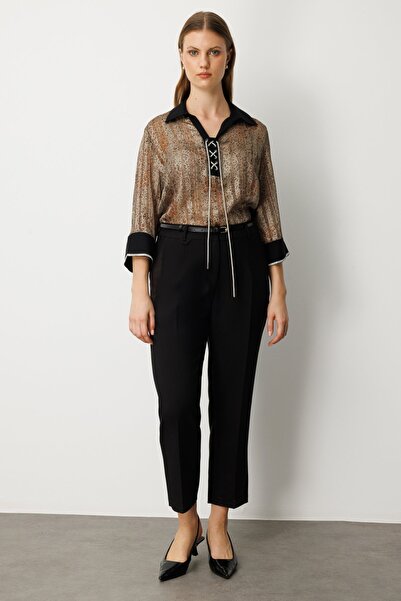 Ekol Wide Leg Trousers with Belt