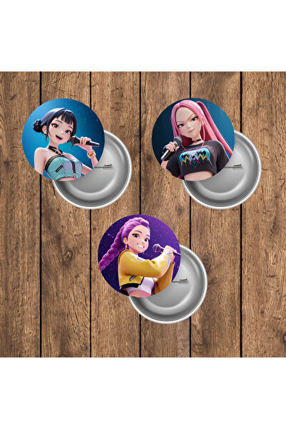 mertfigur K Pop Demon Hunters Rumi Mira Zoey Jinu Anime Rozet Seti (44mm)