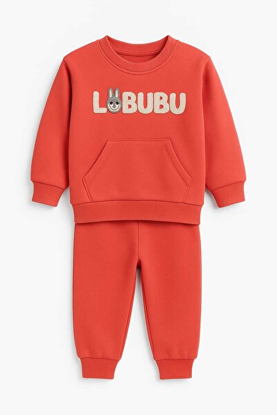 küçükalp Labubu Children's Tracksuit Set 100% Cotton