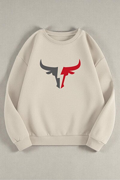 uyguntarz Многоцветни суичъри с печат и без печат, пакет от 3 броя