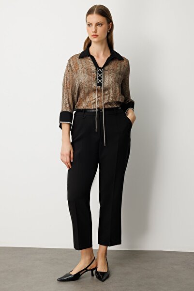 Ekol Wide Leg Trousers with Belt