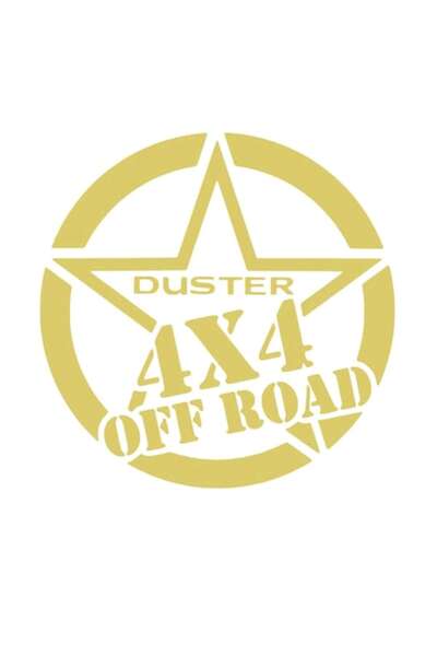 Oracal Sticker auto Stea Duster 4x4 off road auriu