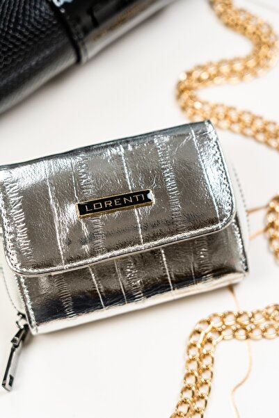 Other women's leather wallet 423229-STB-4546 Silver