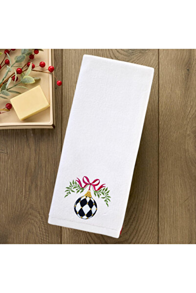 Ursa Damali New Year Ball Designed Embroidered Towel 30X50