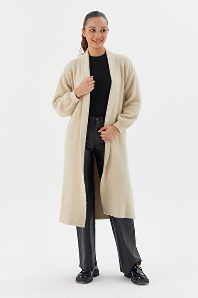 Shopping Shop Long Knitwear Cardigan Tas