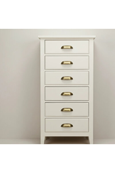 CAN METAL Tas Midye Çanak 96mm Antik Sarı Dolap Çekmece Vestiyer Mobilya Kulpu Metal Kulp