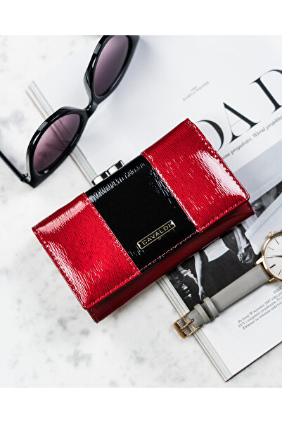 Other Women's leather wallet H23-3-SH9-BL-2182 Red