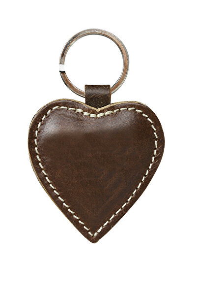 Other Breloc din piele - inimă HG010 Maro