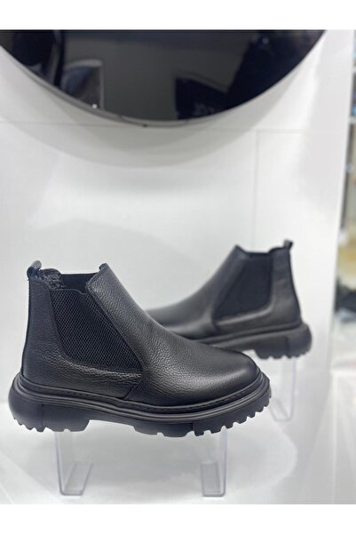 CT SHOES HAKİKİ DERİ KÜRKLÜ CHELSE