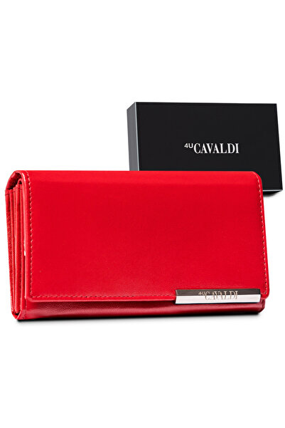 Other Large women's leather wallet with snap closure - 4U Cavaldi