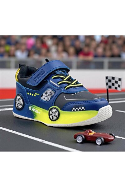 Cool Racing-Ptk 26/30 Boys' Velcro Sneaker Sports Shoes