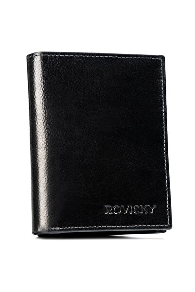 Other Portofel din piele pentru bărbați N62-RPVT-BL-9656 Negru