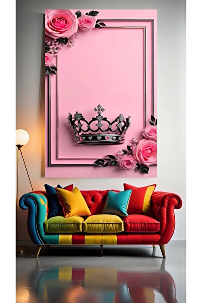 özkacar CORAȚIA REGINEI 1 Tablou pe pânză pentru decorarea casei, perete, sal...