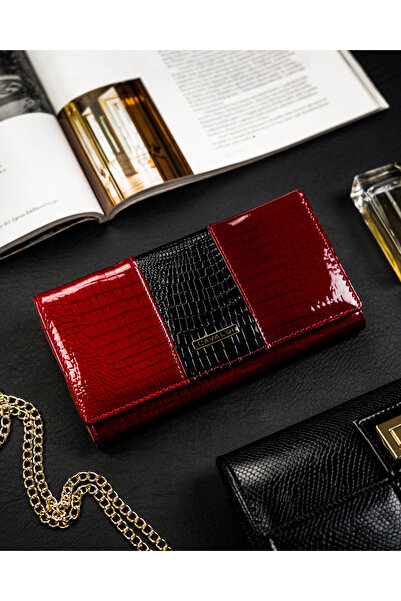 Other Women's leather wallet H24-FO-3-RS9-BL-2472 Red