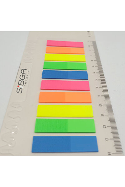 sibga tasarım 4 Pieces of Transparent Colored Post-It Notes. Bookmark Bookmark Post-It Sticker Note Paper
