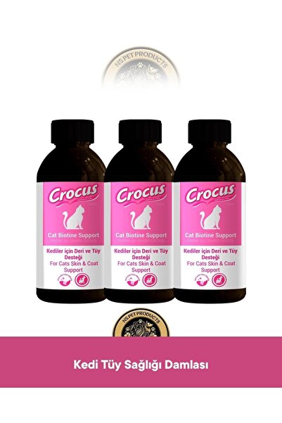 Crocus Kedi Tüy Sağlığı Damlası 3x100 ML