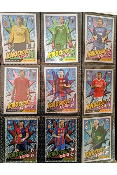 Topps مجموعة نوك آوت ماستر الكاملة