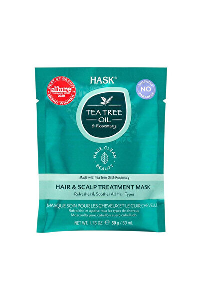 HASK Tea Tree Oil & Rosemary Hair & Scalp Hair Mask 50 g