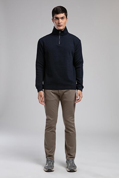 Lee Cooper Harry Normal Bel Straight Cut Straight Leg Beige Men's Trousers