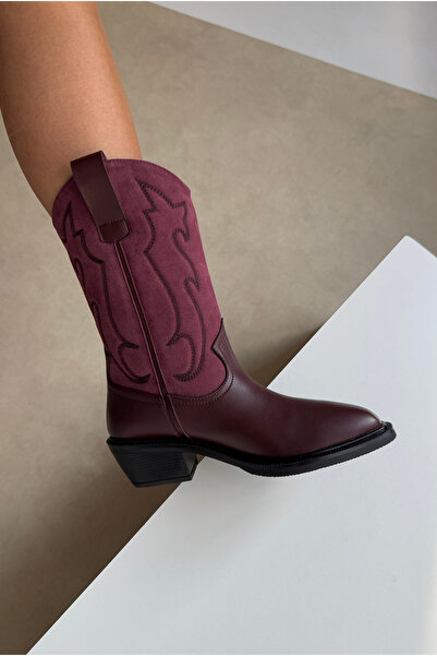 Mupa Shoes Γυναικείες Μπότες ΜΠΟΡΔΟ ΣΟΥΕΤ