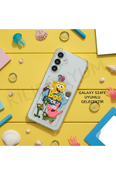 Kılıforyum حافظة لهاتف سامسونج جالاكسي S24FE مع حامل بطاقات وحماية للكاميرا و...