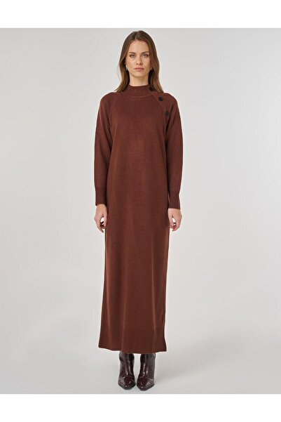 Kayra Πλεκτό φόρεμα με κουμπιά