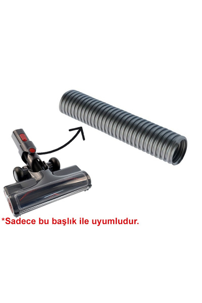 Supurgeavm Grundig Uyumlu VCP 5131 Şarjlı Dikey Süpürge Emici Başlık Ara Hortumu