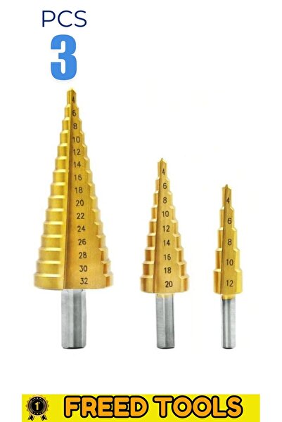 Trendhane Yüksek Kaliteli Demir Delme Pançı Şarjlı Matkap Uyumlu Üç Farklı Bo...