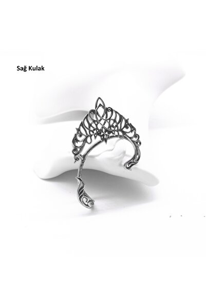 Viking Ear Cuff Vintage Özel Tasarım S+ Kalite 316L Paslanmaz Kararmaz Çelik