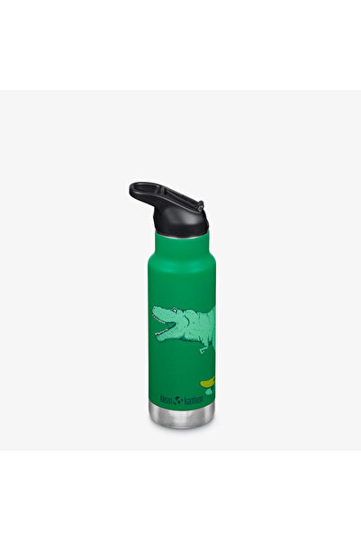 Klean Kanteen Termos din otel pentru copii, Insulated Kid Classic Narrow 355ml , cu capac sport flip